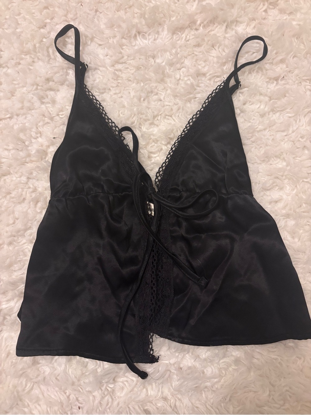 Pull&Bear Black Spaghetti Strap Cami